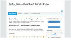 Desktop Screenshot of clashofclans-tracker.com