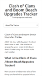 Mobile Screenshot of clashofclans-tracker.com
