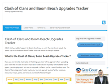 Tablet Screenshot of clashofclans-tracker.com